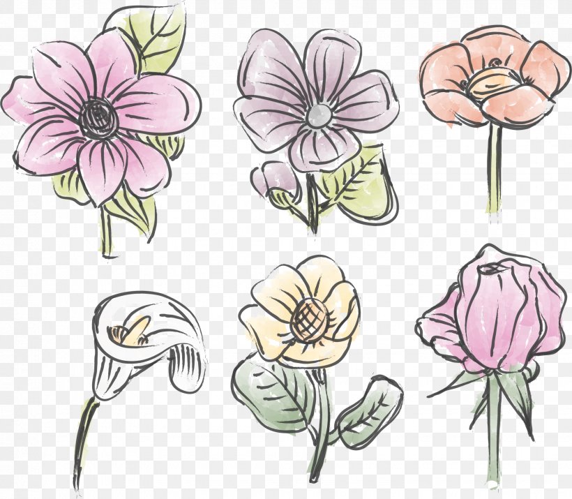 Cut Flowers Download Pattern, PNG, 1850x1614px, Flower, Creative Arts, Cut Flowers, Flora, Floral Design Download Free