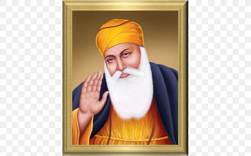 Guru Nanak Nankana Sahib Adi Granth Sikhism Golden Temple, PNG, 512x512px, Guru Nanak, Adi Granth, Dastar, Facial Hair, Golden Temple Download Free
