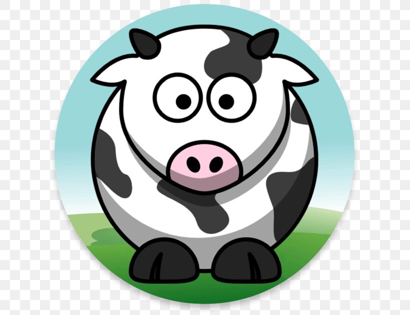 Holstein Friesian Cattle Highland Cattle Milk Cartoon Dairy Farming, PNG, 630x630px, Holstein Friesian Cattle, Bovine, Calf, Cartoon, Cattle Download Free