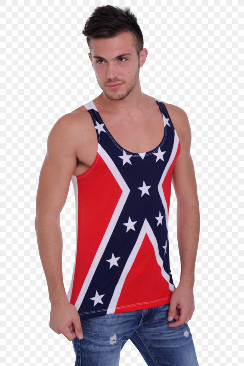 T-shirt Confederate States Of America Top Sleeveless Shirt Dixie, PNG, 1160x1741px, Tshirt, Clothing, Confederate States Of America, Dixie, Muscle Download Free