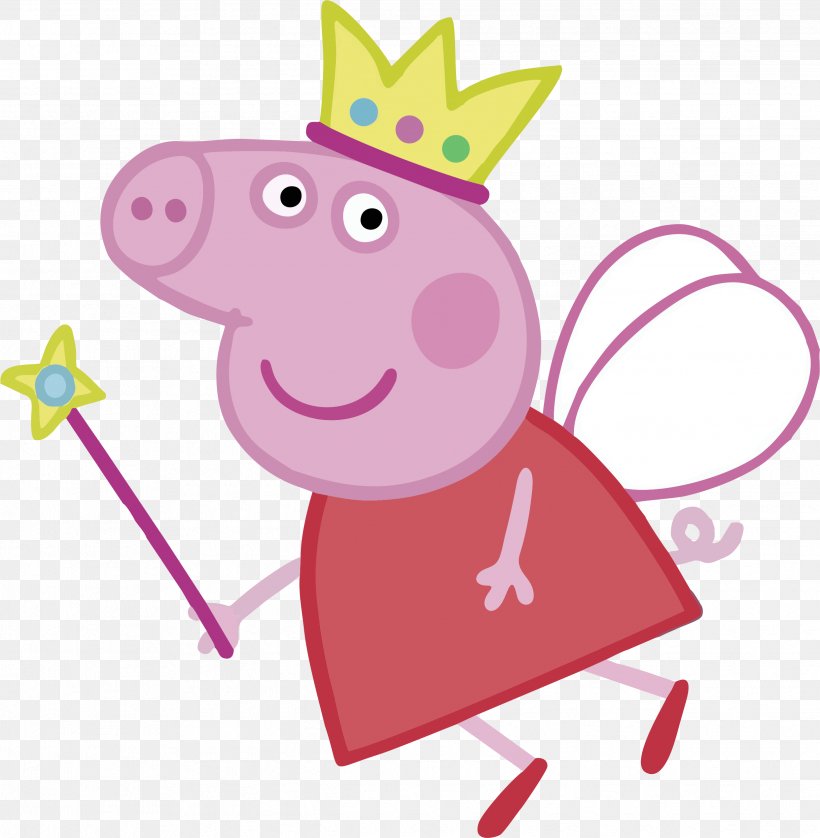 Daddy Pig Princess Clip Art, PNG, 2483x2540px, Watercolor, Cartoon, Flower, Frame, Heart Download Free