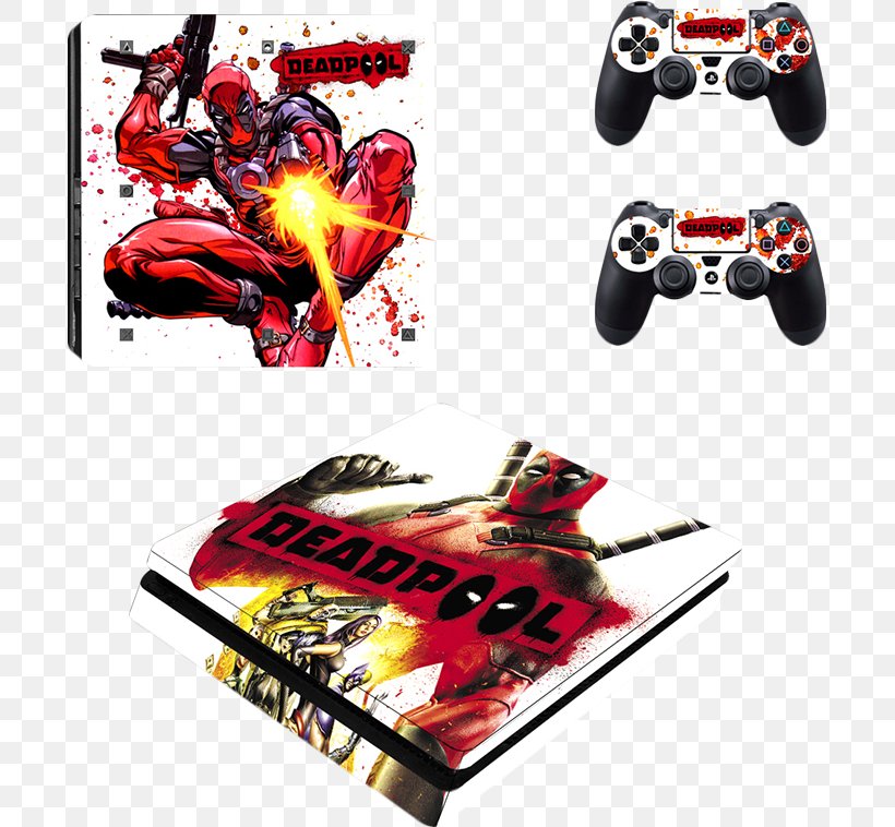 Deadpool PlayStation 4 Skin PlayStation 3, PNG, 696x758px, Deadpool, All Xbox Accessory, Automotive Design, Dualshock, Game Controllers Download Free