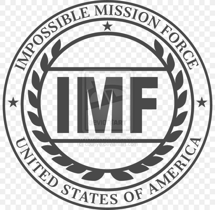 Impossible Missions Force Logo Mission: Impossible Image Organization, PNG, 800x800px, Impossible Missions Force, Area, Black And White, Brand, Drawing Download Free