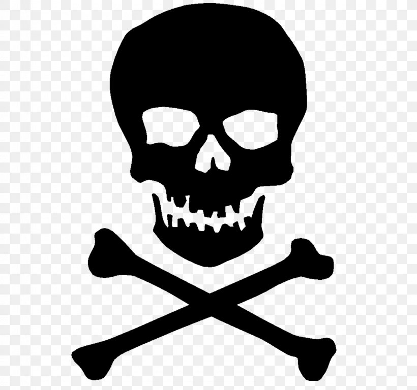 Skull And Bones Skull And Crossbones Human Skull Symbolism Decal, PNG, 1600x1500px, Skull And Bones, Art, Black And White, Bone, Bumper Sticker Download Free