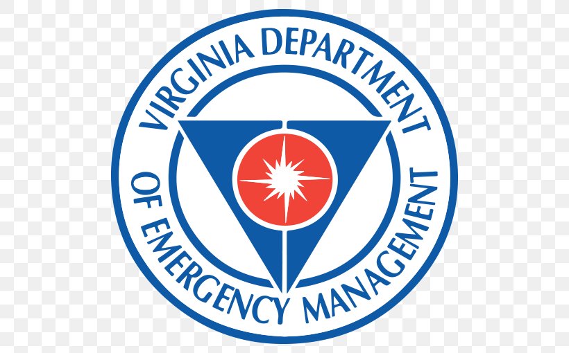 Virginia Department Of Emergency Management Organization Logo, PNG, 510x510px, Emergency Management, Area, Blue, Brand, Emergency Download Free
