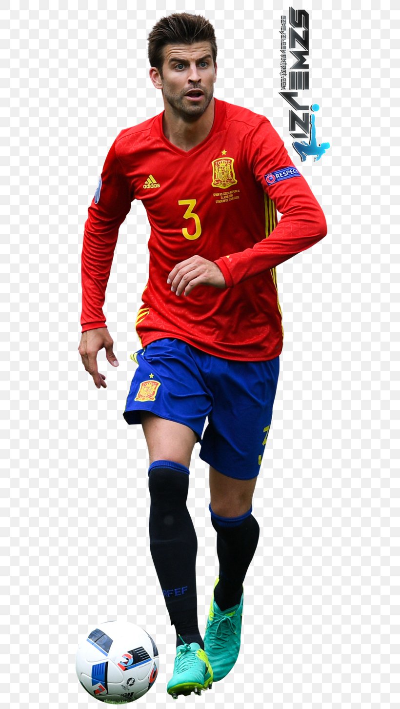 Gerard Piqué Spain National Football Team Football Player Rendering, PNG, 550x1453px, Spain National Football Team, Arturo Vidal, Ball, Football, Football Player Download Free