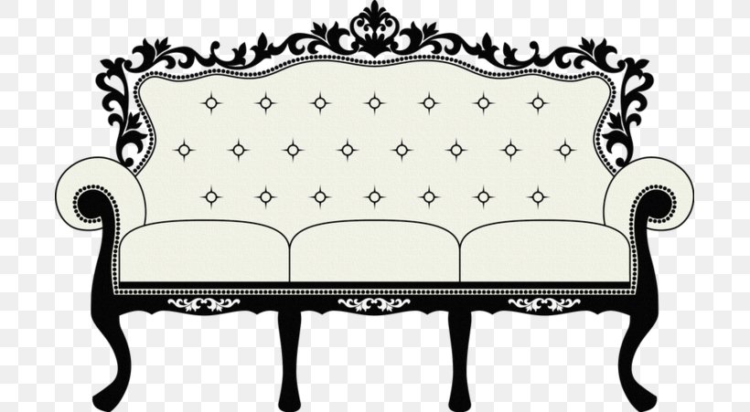 Antique Furniture Chair Wedding Clip Art, PNG, 699x451px, Antique Furniture, Black, Black And White, Chair, Couch Download Free