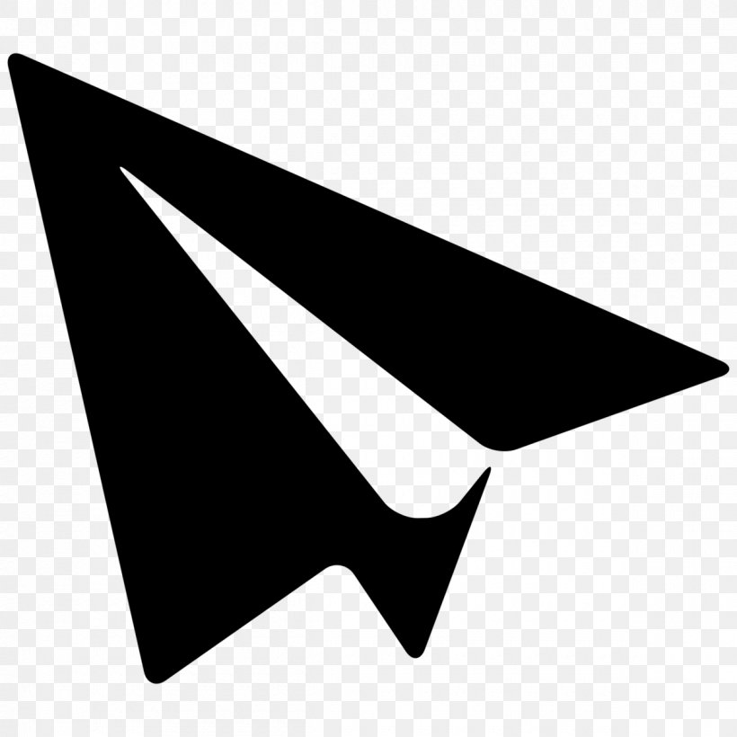 Paper Plane Airplane, PNG, 1200x1200px, Paper Plane, Airplane, Black, Black And White, Glider Download Free