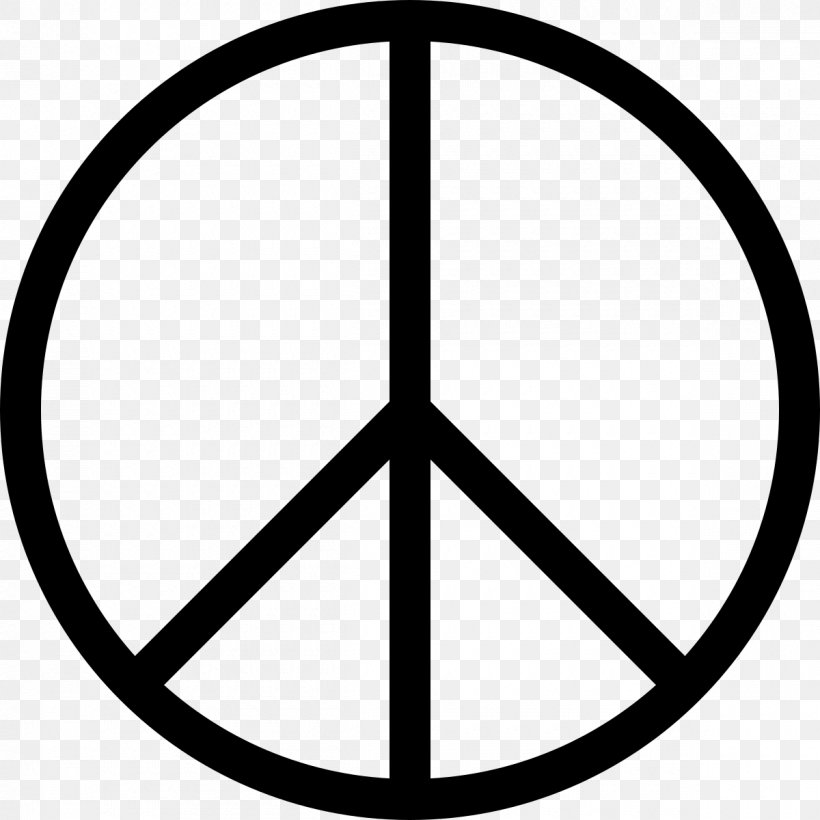 Peace Symbols Campaign For Nuclear Disarmament Clip Art, PNG, 1200x1200px, Peace Symbols, Area, Black And White, Campaign For Nuclear Disarmament, Disarmament Download Free