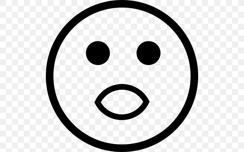Emoticon Smiley Clip Art, PNG, 512x512px, Emoticon, Area, Black And White, Face, Facial Expression Download Free