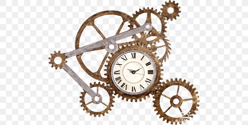 Gear Train Clock Table Wall Decal, PNG, 500x414px, Gear, Aiguille, Bicycle Drivetrain Part, Bicycle Part, Bicycle Wheel Download Free