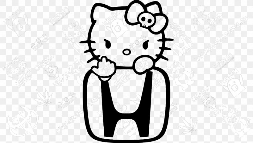 Hello Kitty Decal Sticker Fuck Image, PNG, 998x567px, Watercolor, Cartoon, Flower, Frame, Heart Download Free