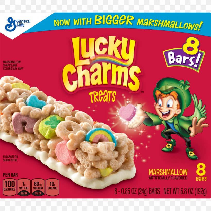 Rice Krispies Treats General Mills Lucky Charm Cereal Breakfast Cereal Lucky Charms, PNG, 1800x1800px, Rice Krispies Treats, American Food, Breakfast Cereal, Cereal, Chocolate Download Free