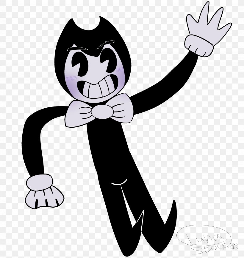 Bendy And The Ink Machine Paint Fan Art, PNG, 3069x3240px, 2017, Bendy And The Ink Machine, Art, Artwork, Cartoon Download Free