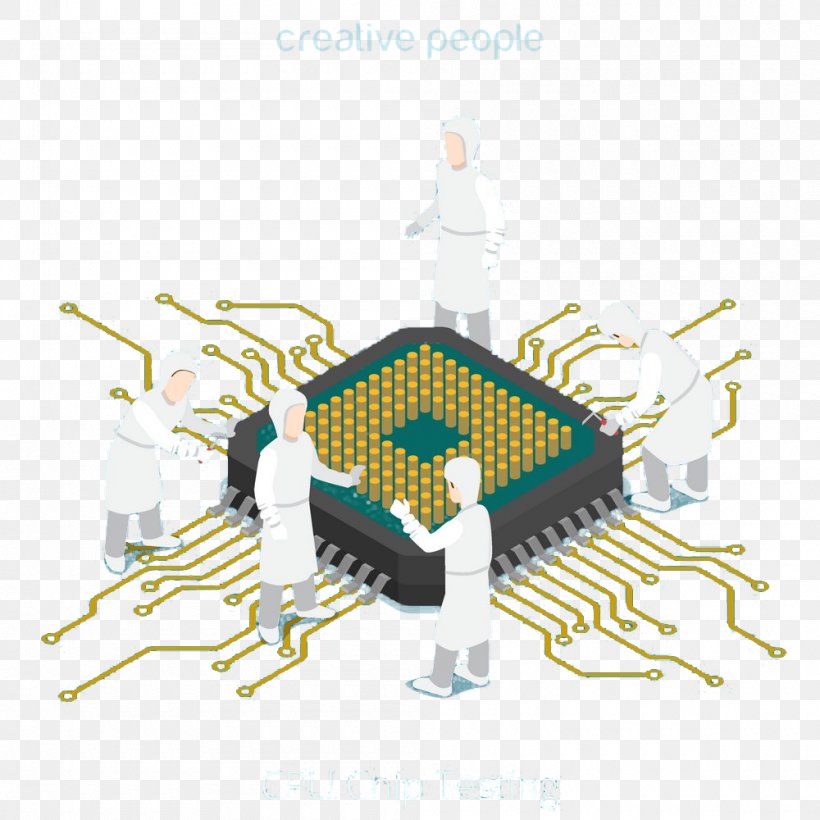 Central Processing Unit Integrated Circuit Vector Processor, PNG, 1000x1000px, Central Processing Unit, Circuit Component, Diagram, Electronic Component, Integrated Circuit Download Free
