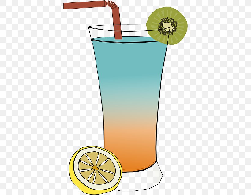 Fizzy Drinks Cocktail Punch Juice Clip Art, PNG, 406x640px, Fizzy Drinks, Alcoholic Drink, Blue Hawaii, Cocktail, Cocktail Garnish Download Free