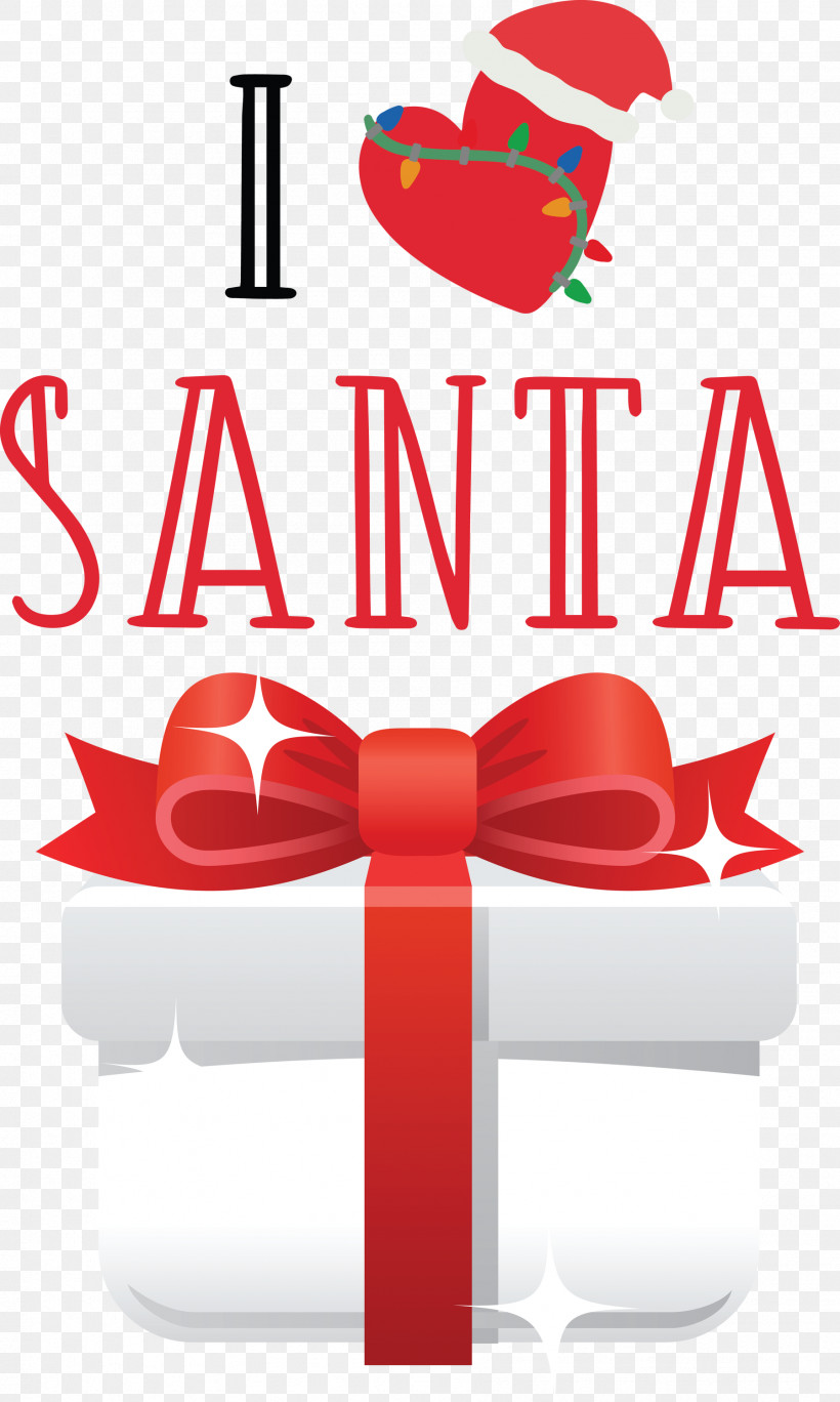 I Love Santa Santa Christmas, PNG, 1797x3000px, I Love Santa, Black, Black Screen Of Death, Christmas, Fine Arts Download Free