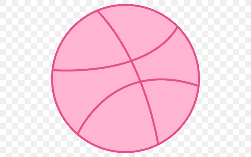 Vector Graphics Image Basketball, PNG, 512x512px, Basketball, Ball, Dribbble, Dribbling, Magenta Download Free