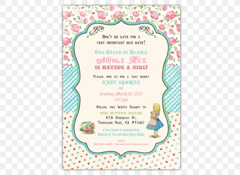 Wedding Invitation Shabby Chic Alice's Adventures In Wonderland, PNG, 600x600px, Wedding Invitation, Alice In Wonderland, Area, Baby Shower, Birthday Download Free
