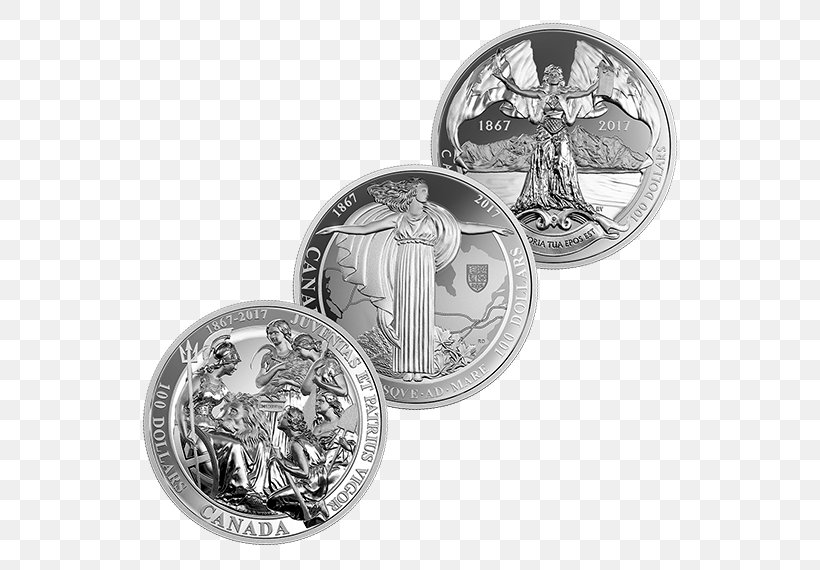Coin 150th Anniversary Of Canada Silver La Confédération Canadienne, PNG, 570x570px, 150th Anniversary Of Canada, Coin, Body Jewelry, Canada, Canadian Confederation Download Free