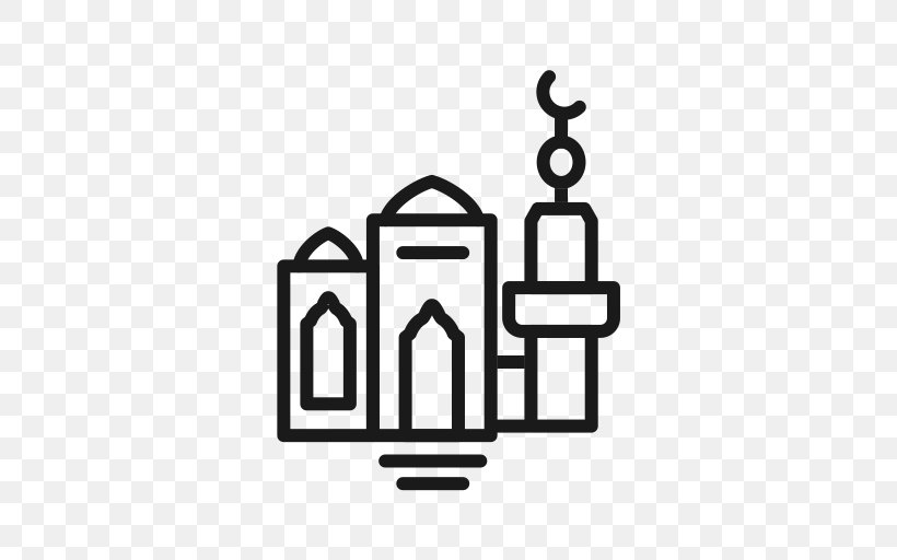 Prayer Islam Mosque Clip Art, PNG, 512x512px, Prayer, Allah, Area, Black And White, Brand Download Free