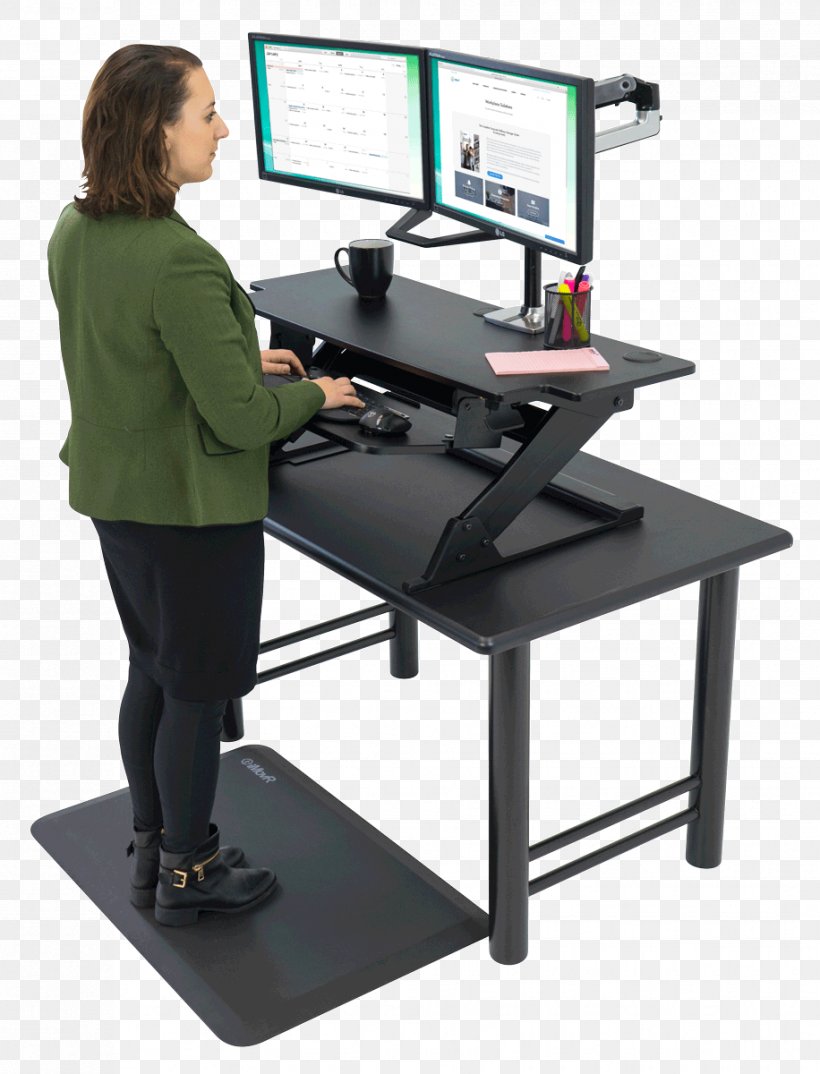 Standing Desk Table IMovR, PNG, 916x1200px, Desk, Bunk Bed, Computer, Computer Desk, Computer Monitor Accessory Download Free