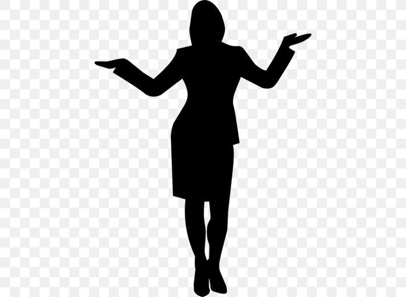Woman Cartoon, PNG, 438x600px, Silhouette, Businessperson, Dance, Drawing, Finger Download Free