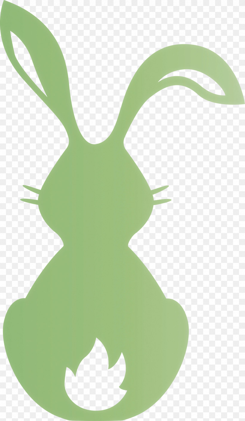 Cute Bunny Easter Day, PNG, 1745x3000px, Cute Bunny, Easter Day, Green, Leaf, Plant Download Free