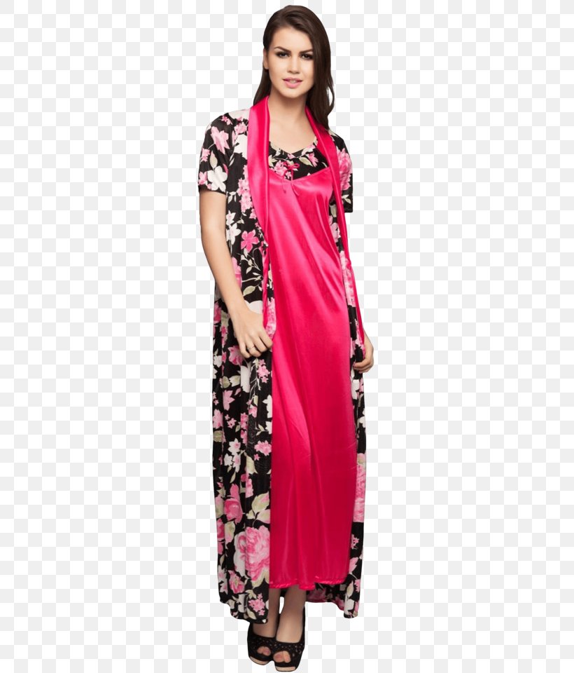 Robe Nightwear Nightgown Clothing Satin, PNG, 640x960px, Robe, Babydoll, Bag, Clothing, Clothing Accessories Download Free