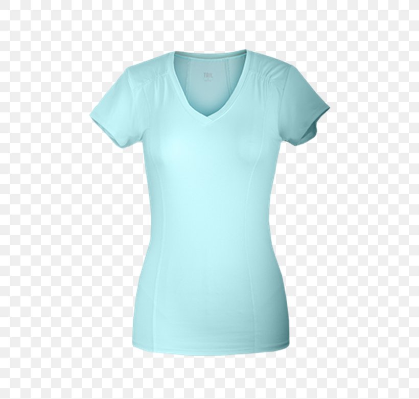 T-shirt Shoulder Sleeve Turquoise, PNG, 500x781px, Tshirt, Active Shirt, Aqua, Clothing, Joint Download Free