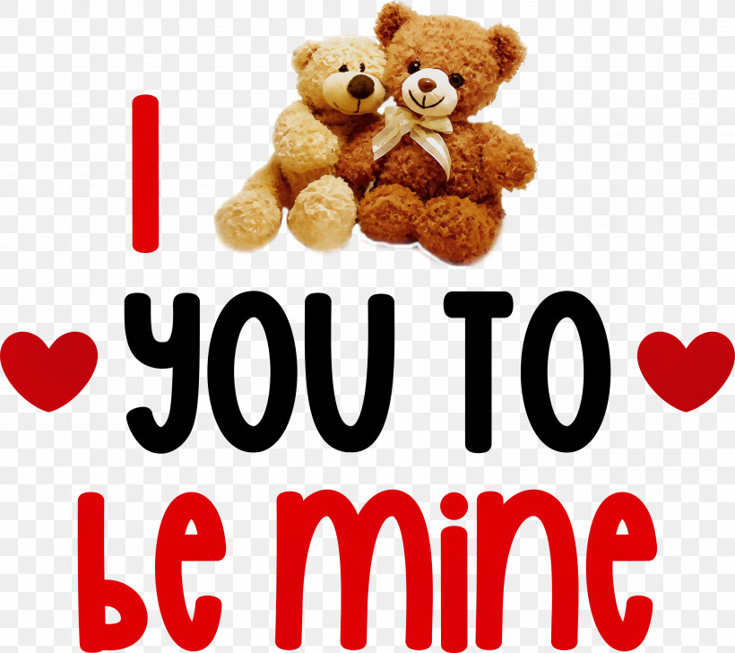 Teddy Bear, PNG, 3000x2666px, I Love You, Be Mine, Free, Gift, Paint Download Free