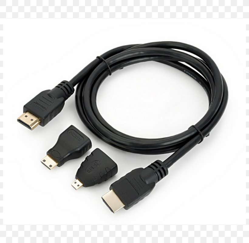 HDMI Electrical Cable Digital Visual Interface Adapter Video Graphics Array, PNG, 800x800px, Hdmi, Adapter, Cable, Data Transfer Cable, Digital Visual Interface Download Free