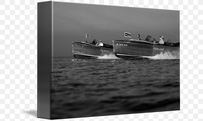 Motor Boats Gallery Wrap Naval Architecture Canvas, PNG, 650x489px, Motor Boats, Architecture, Art, Black, Black And White Download Free