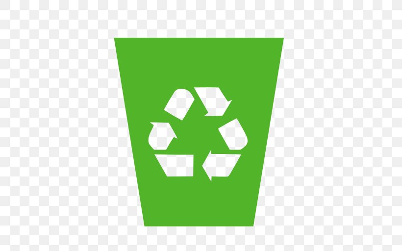 Recycling Bin Recycling Symbol Rubbish Bins & Waste Paper Baskets, PNG, 512x512px, Recycling Bin, Area, Brand, Grass, Green Download Free