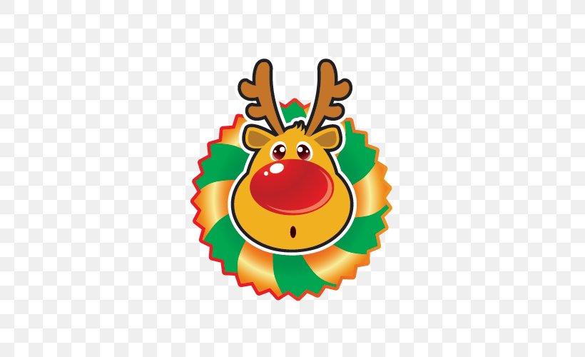Santa Claus Reindeer Christmas, PNG, 500x500px, Santa Claus, Cartoon, Christmas, Christmas Tree, Color Download Free