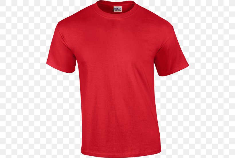 T-shirt Gildan Activewear Crop Top Hoodie, PNG, 500x550px, Tshirt, Active Shirt, Clothing, Collar, Crew Neck Download Free