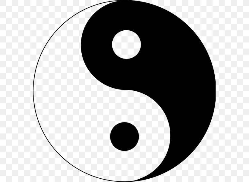 Yin And Yang Symbol Clip Art, PNG, 600x600px, Yin And Yang, Black And White, Concept, Culture, Monochrome Download Free