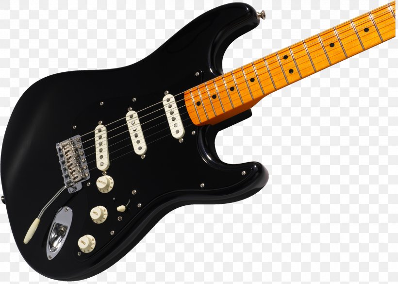 Fender Stratocaster The Black Strat Fender Telecaster Fender David Gilmour Signature Stratocaster Electric Guitar, PNG, 2400x1715px, Fender Stratocaster, Acoustic Electric Guitar, Bass Guitar, Black Strat, David Gilmour Download Free