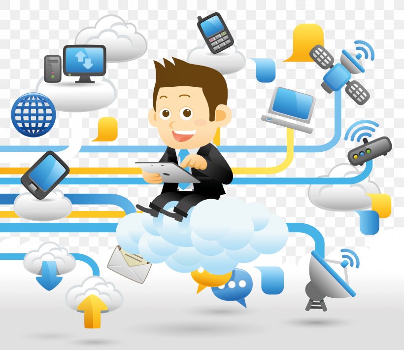 Cloud Computing Digital Data Digital Marketing Icon, PNG, 3000x2600px, Cloud Computing, Brand, Business, Businessperson, Communication Download Free