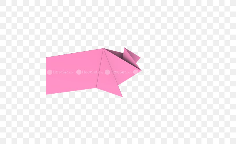 Origami Paper Pink M Rectangle, PNG, 500x500px, Origami Paper, Art Paper, Magenta, Origami, Paper Download Free