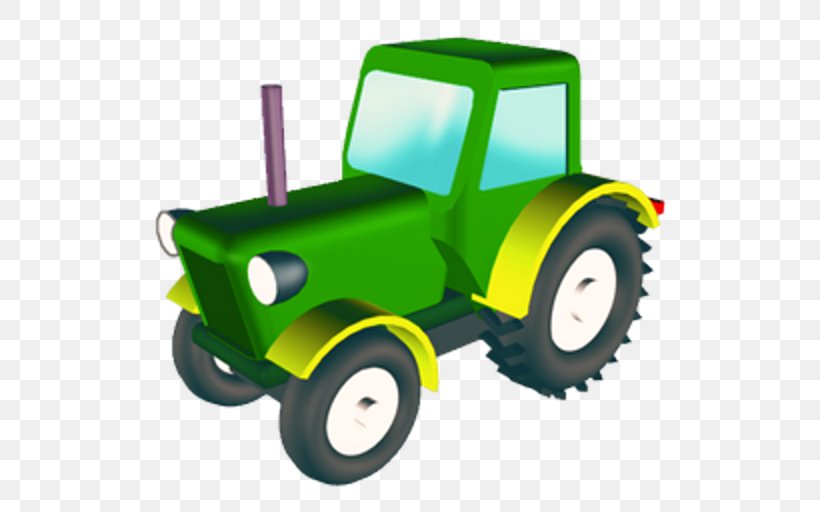 Tractor Agriculture Farm, PNG, 512x512px, Tractor, Agricultural Machinery, Agriculture, Automotive Design, Car Download Free
