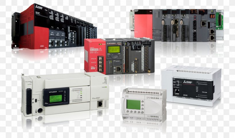 Automation Programmable Logic Controllers Electronics Mitsubishi Electric Mitsubishi Melsec, PNG, 1822x1068px, Automation, Automatika, Circuit Breaker, Communication, Control System Download Free