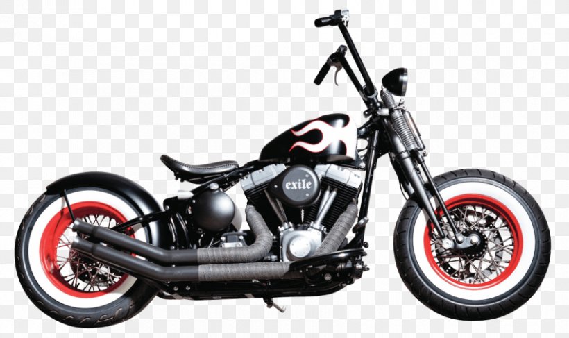 Harley-Davidson Motorcycle Chopper Softail, PNG, 850x505px, Harleydavidson, Automotive Exhaust, Automotive Exterior, Badlands Harley Davidson, Bicycle Download Free