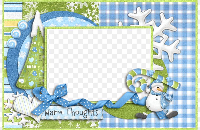 Picture Frame Christmas Winter Clip Art, PNG, 800x533px, Picture Frame, Area, Art, Blue, Christmas Download Free