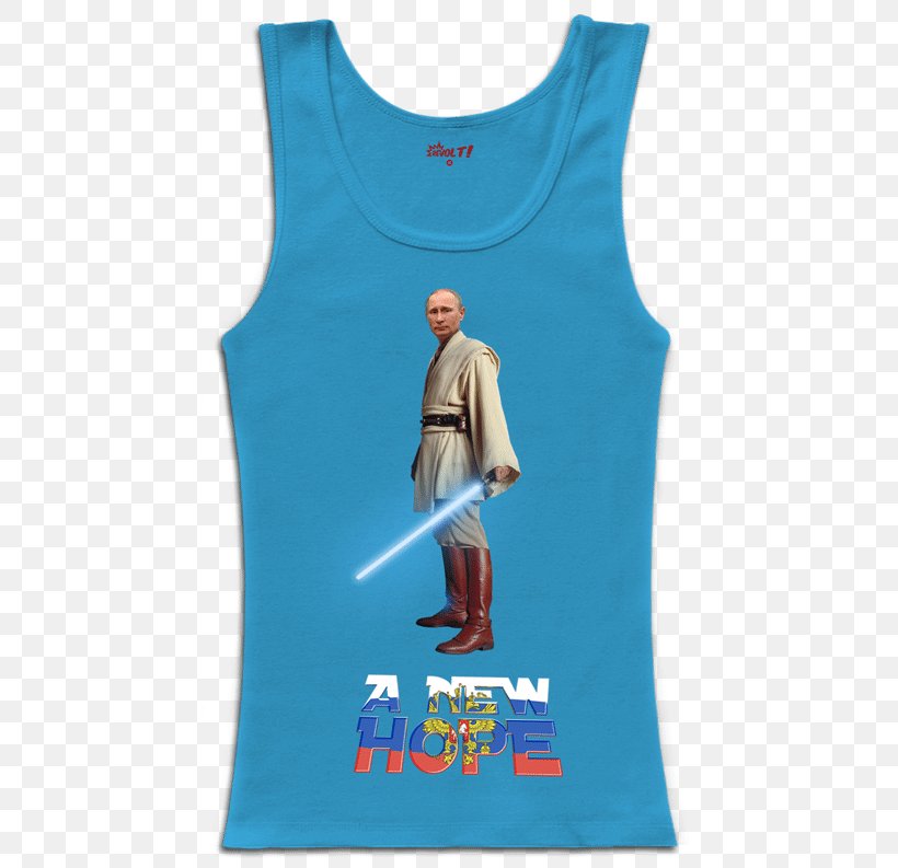 T-shirt Anakin Skywalker Leia Organa Star Wars Jedi, PNG, 500x793px, Tshirt, Active Shirt, Active Tank, Anakin Skywalker, Aqua Download Free