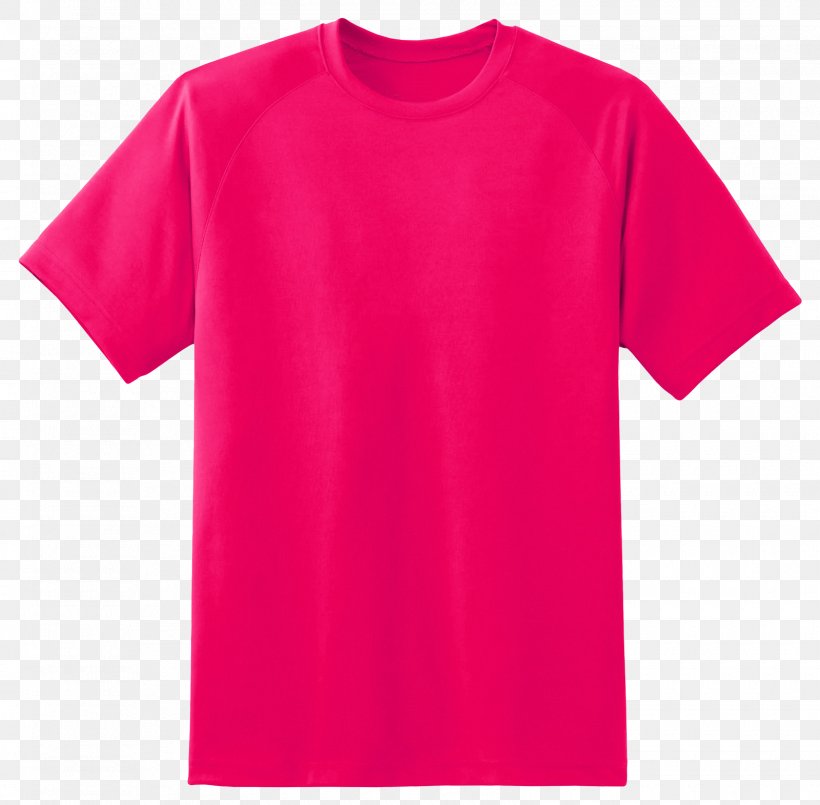 T-shirt Red Pink Sleeve, PNG, 1600x1571px, T Shirt, Active Shirt, Collar, Gildan Activewear, Long Sleeved T Shirt Download Free