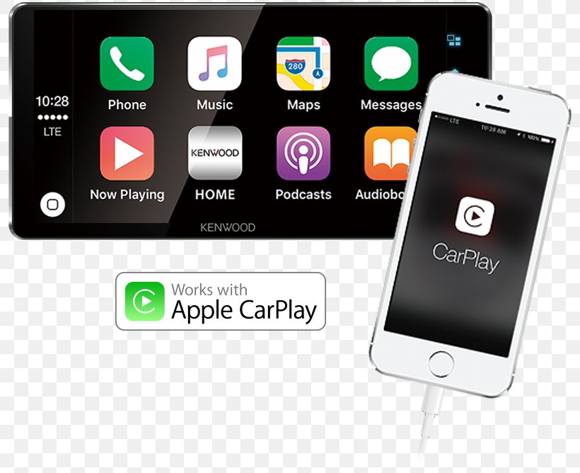 CarPlay Vehicle Audio Kenwood Corporation Apple, PNG, 800x668px, Car, Android, Android Auto, Apple, Automotive Navigation System Download Free