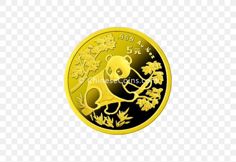 Coin Chinese Gold Panda Giant Panda, PNG, 562x562px, 1992, Coin, China, Chinese, Chinese Gold Panda Download Free