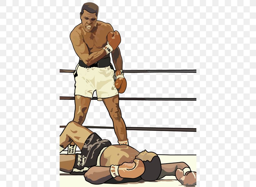 Muhammad Ali Vs. Sonny Liston Boxing Pradal Serey Professional Boxer Athlete, PNG, 438x600px, Watercolor, Cartoon, Flower, Frame, Heart Download Free