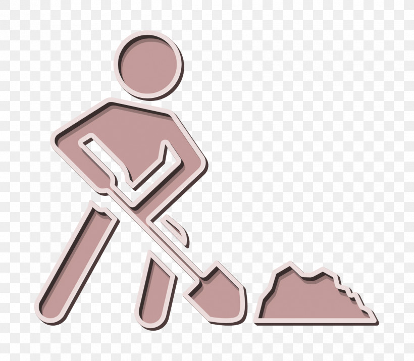 People Icon Worker With Shovel Icon Dig Icon, PNG, 1238x1080px, People Icon, Cartoon, Hm, Industry Icon, Meter Download Free